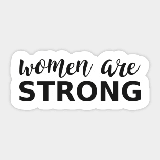 women are STRONG Sticker